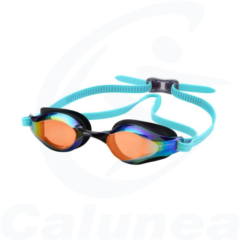 Image du produit Zwembril BARCELONA SPIEGELGLAS ZWART / TURQUOISE TURBO - boutique Calunéa