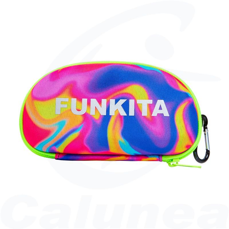 Image du produit Opbergetui voor zwembrillen CASE CLOSED GOGGLE CASE SUMMER SWIRL FUNKITA - boutique Calunéa