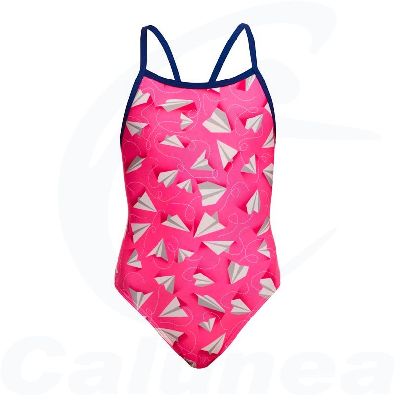 Image du produit Meisjesbadpak PAPER PINK SINGLE STRAP FUNKITA - boutique Calunéa