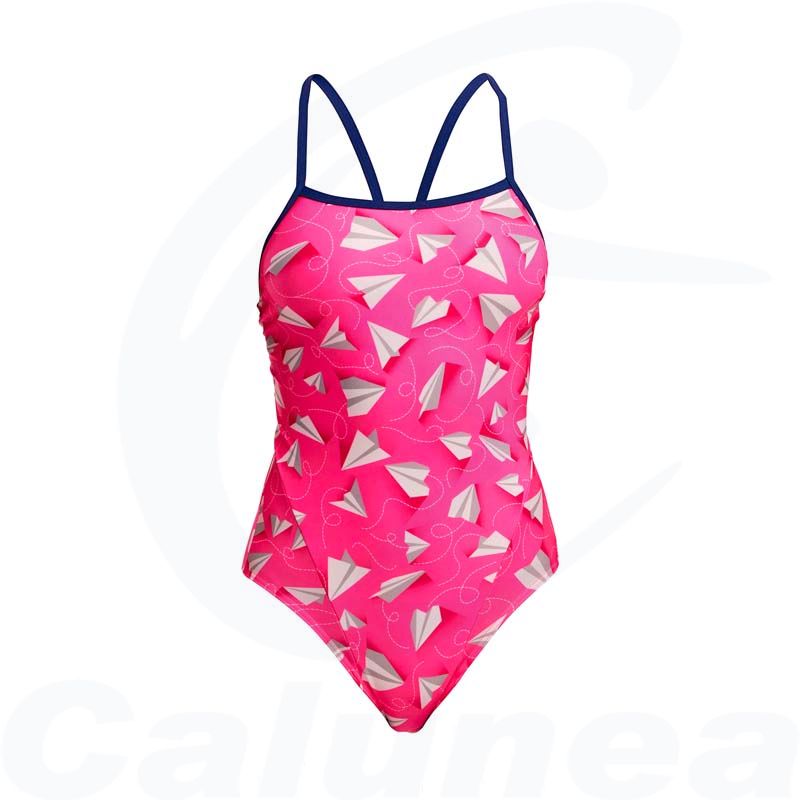 Image du produit Damesbadpak PAPER PINK SINGLE STRAP FUNKITA - boutique Calunéa