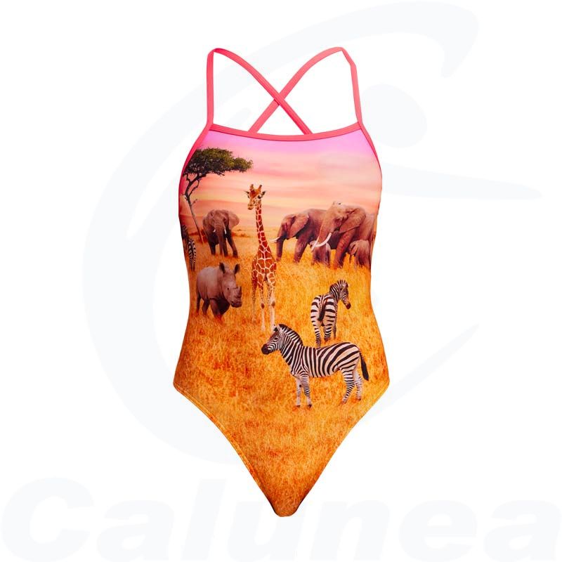 Image du produit Damesbadpak CIRCLE OF LIFE STRAPPED IN FUNKITA - boutique Calunéa