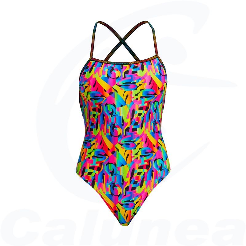 Image du produit Damesbadpak COLOUR FUNK STRAPPED IN FUNKITA - boutique Calunéa