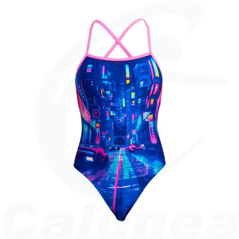 Image du produit Damesbadpak CYBER CITY STRAPPED IN FUNKITA - boutique Calunéa