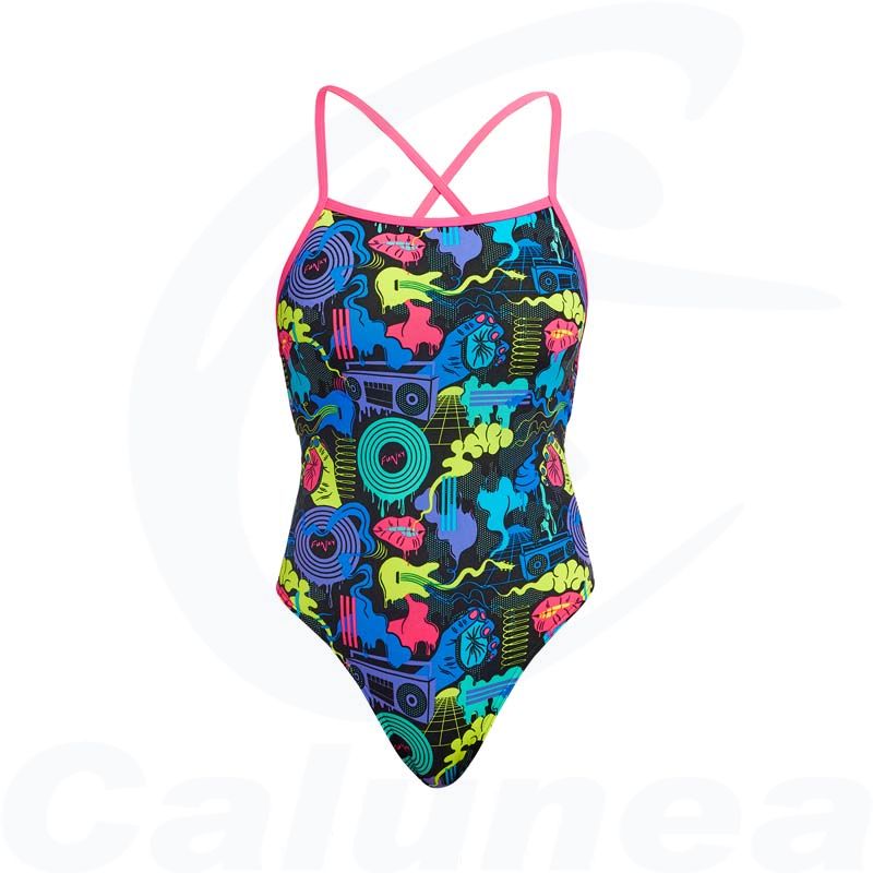 Image du produit Damesbadpak POPPY LONG STRAPPED IN FUNKITA - boutique Calunéa