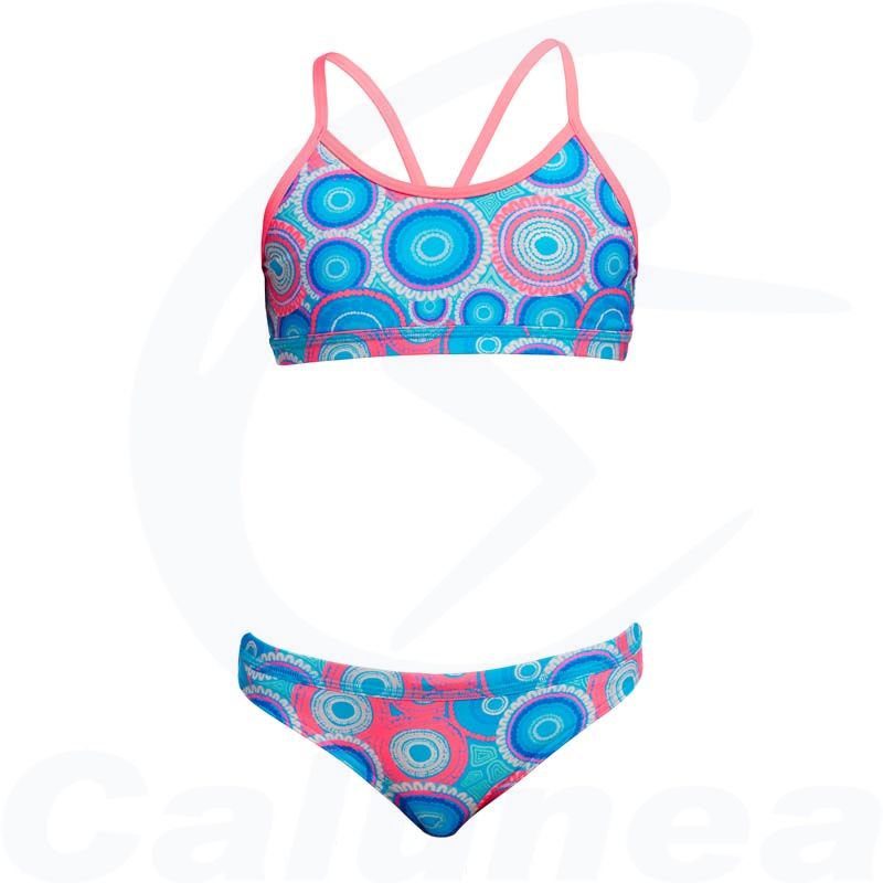 Image du produit 2-Delig meisjesbadpak / Bikini BUNDJALUNG BLUE RACERBACK FUNKITA - boutique Calunéa