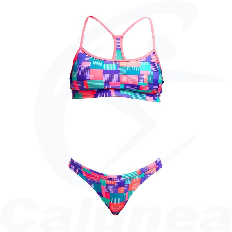 Image du produit 2-Delig damesbadpak / Bikini GIGA BIT SPORTS CROP TOP FUNKITA - boutique Calunéa