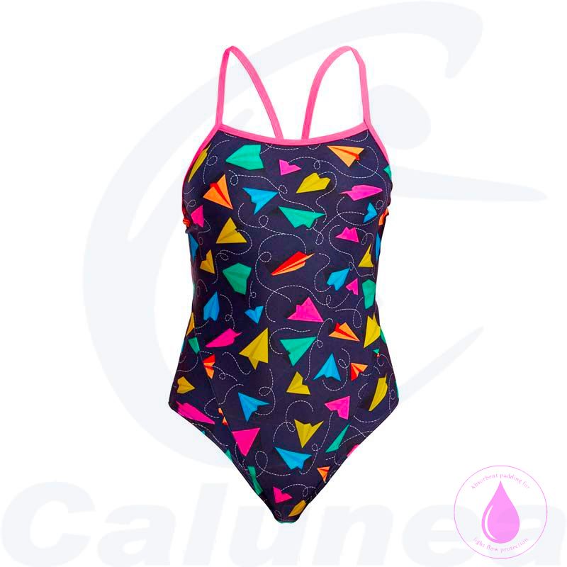 Image du produit Damesbadpak FLY BYE SINGLE STRAP SWIM SECURE FUNKITA - boutique Calunéa