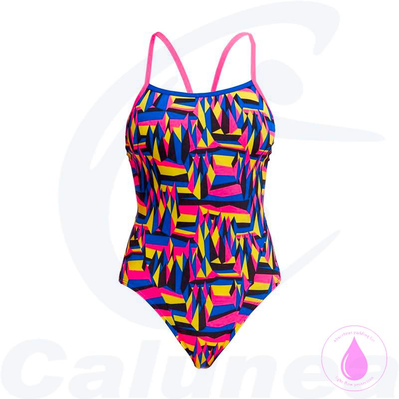 Image du produit Damesbadpak SPIKE ME SINGLE STRAP SWIM SECURE FUNKITA - boutique Calunéa