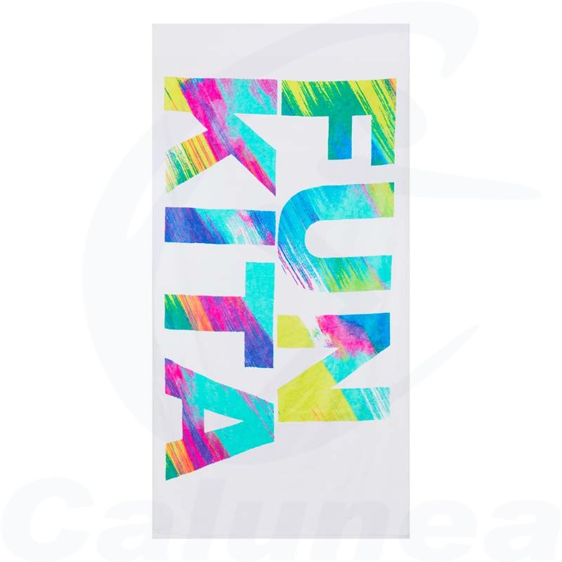 Image du produit Katoenen badhanddoek STREAKY STROKE TOWEL FUNKITA - boutique Calunéa