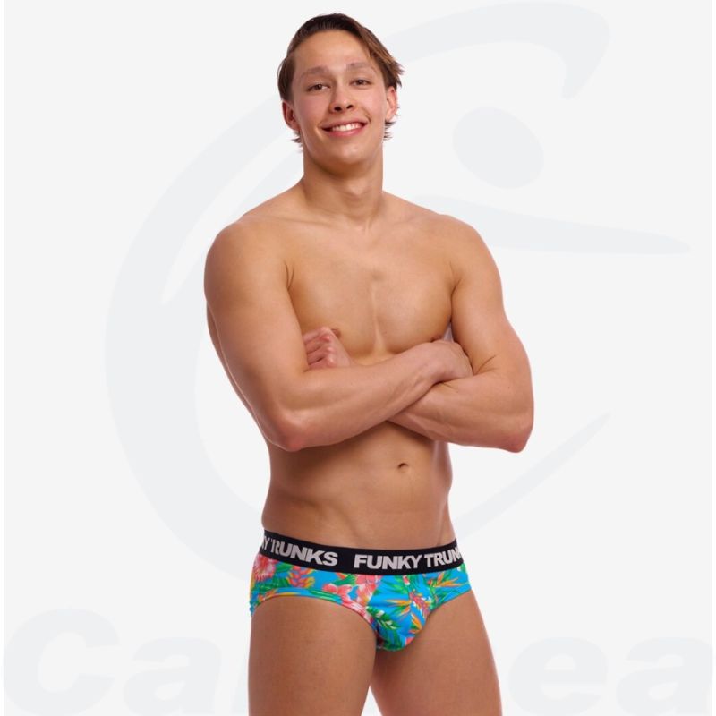 Image du produit Herenonderbroek slip BLUE HAWAII UNDERWEAR BRIEFS FUNKY TRUNKS - boutique Calunéa