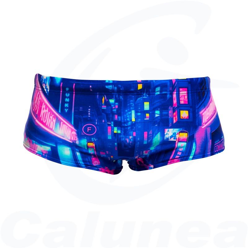 Image du produit Herenzwembroek CYBER CITY SIDEWINDER PLAIN FRONT TRUNK FUNKY TRUNKS - boutique Calunéa