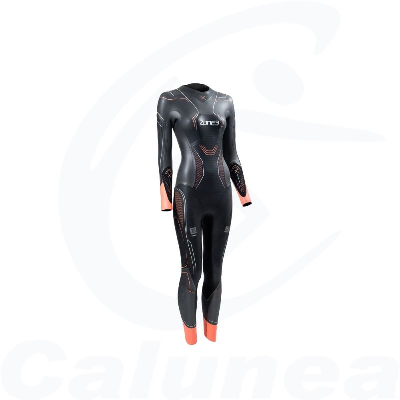 Image du produit Dames wetsuit WOMEN'S VANQUISH X WETSUIT ZWART / ORANJE ZONE3 - boutique Calunéa